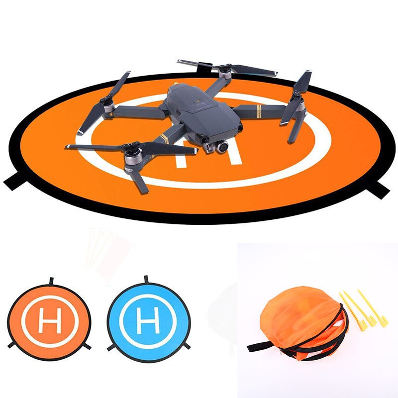 Drone Landing Pad - 【AD】อุปกรณ์เสริมโดรนควอดคอปเตอร์ แผ่นรองลงจอดแบบพับได้ 55 ซม. แผ่นรองจอดโดรน RC