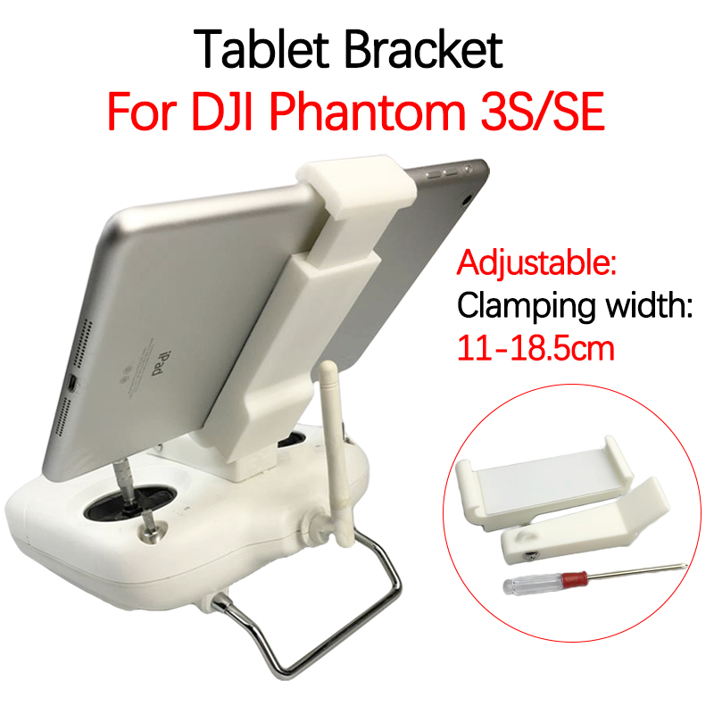 Drone Tablet Mount - แท็บเล็ตสำหรับ DJI Phantom 3S/SE Drone รีโมทคอนโทรลปรับติดตั้งผู้ถือ11-18.5ซม.คลิปอุปกรณ์เสริม