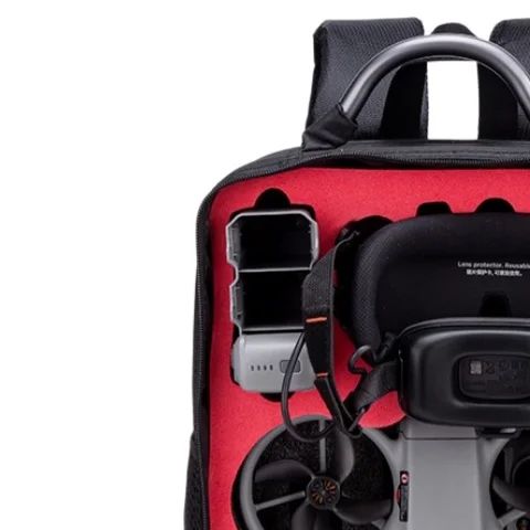 Drone Backpack - กระเป๋าเป้สะพายหลังความจุขนาดใหญ่สำหรับ DJI Avata 360 ทนทานต่อแรงกระแทก ป้องกันการตกหล่น