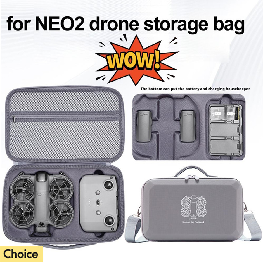 Drone Carrying Case - กระเป๋าใส่ DJI NEO 2 แบบกันน้ำสำหรับอุปกรณ์เสริมโดรน