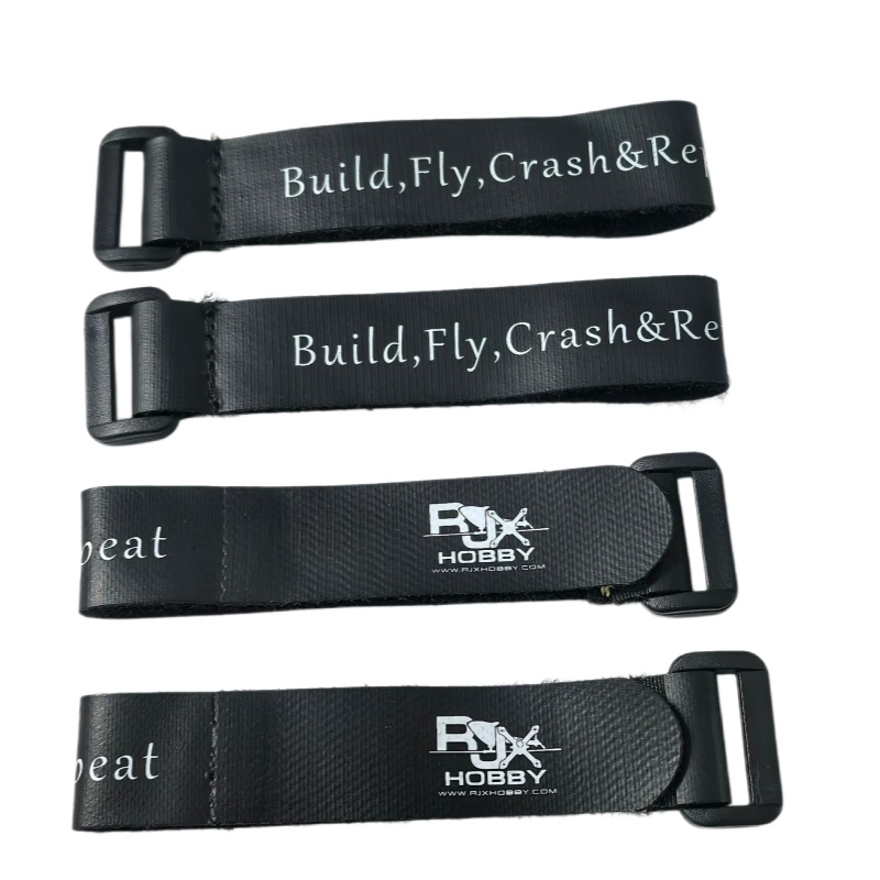 Drone Remote Controller Lanyard - 200X20MM สายรัดแบตเตอรี่ซิลิโคนกันลื่น 4 ชิ้น สายรัดเวลโครแบบตะขอเกี่ยวทนไฟสำหรับ FPV