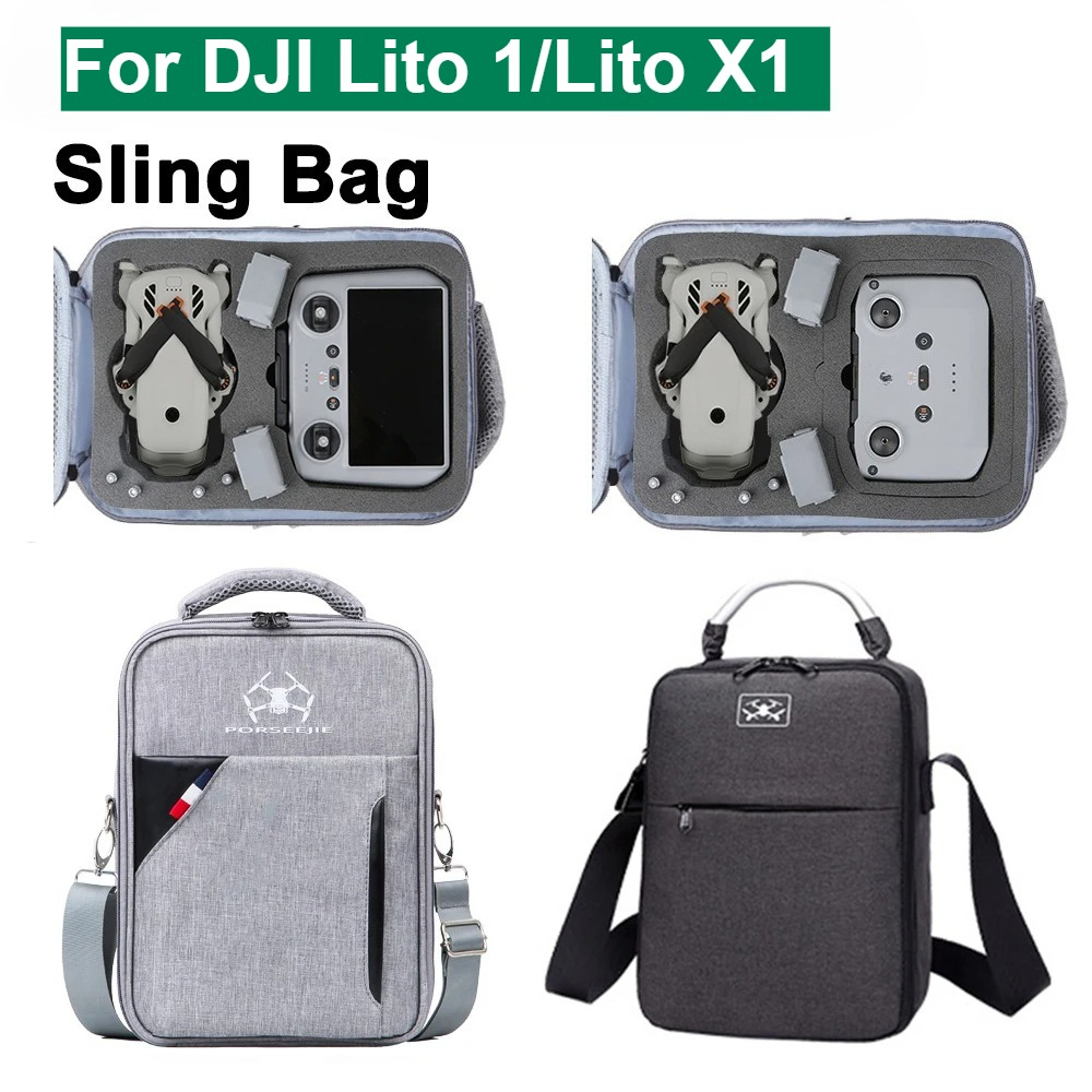 Drone Carrying Case - สำหรับ DJI Lito 1/Lito X1 กระเป๋าสะพายไหล่แบบพกพา