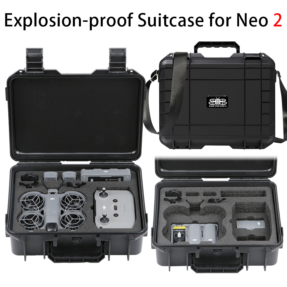Drone Hard Shell Case - สำหรับ DJI NEO 2 กระเป๋าใส่เคส ป้องกันการระเบิด