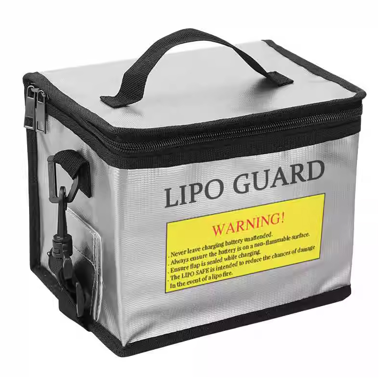 Drone Power Bank - แบตเตอรี่ Lipo ความปลอดภัยกระเป๋าแบบพกพาป้องกันการระเบิดทนไฟกระเป๋า Safe Guard ขนาด