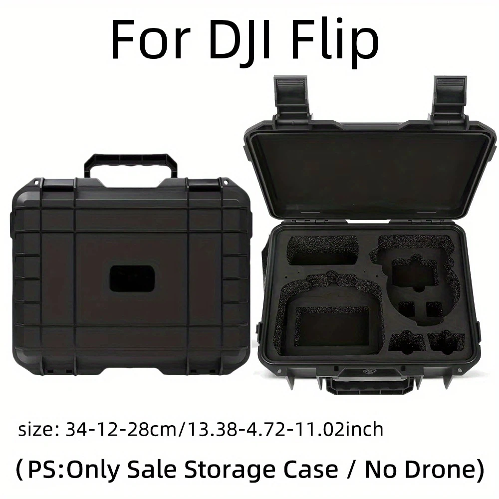 Drone Carrying Case - สำหรับกล่องเก็บของแบบแข็ง DJI Flip, ใช้ได้กับ RC N3/RC