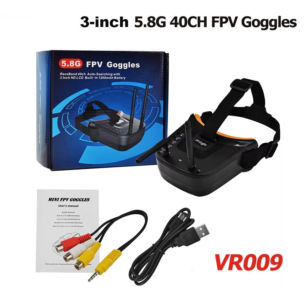 Drone Controller Screen - แว่นตา VR009 FPV สำหรับถ่ายวิดีโอ หน้าจอ LCD