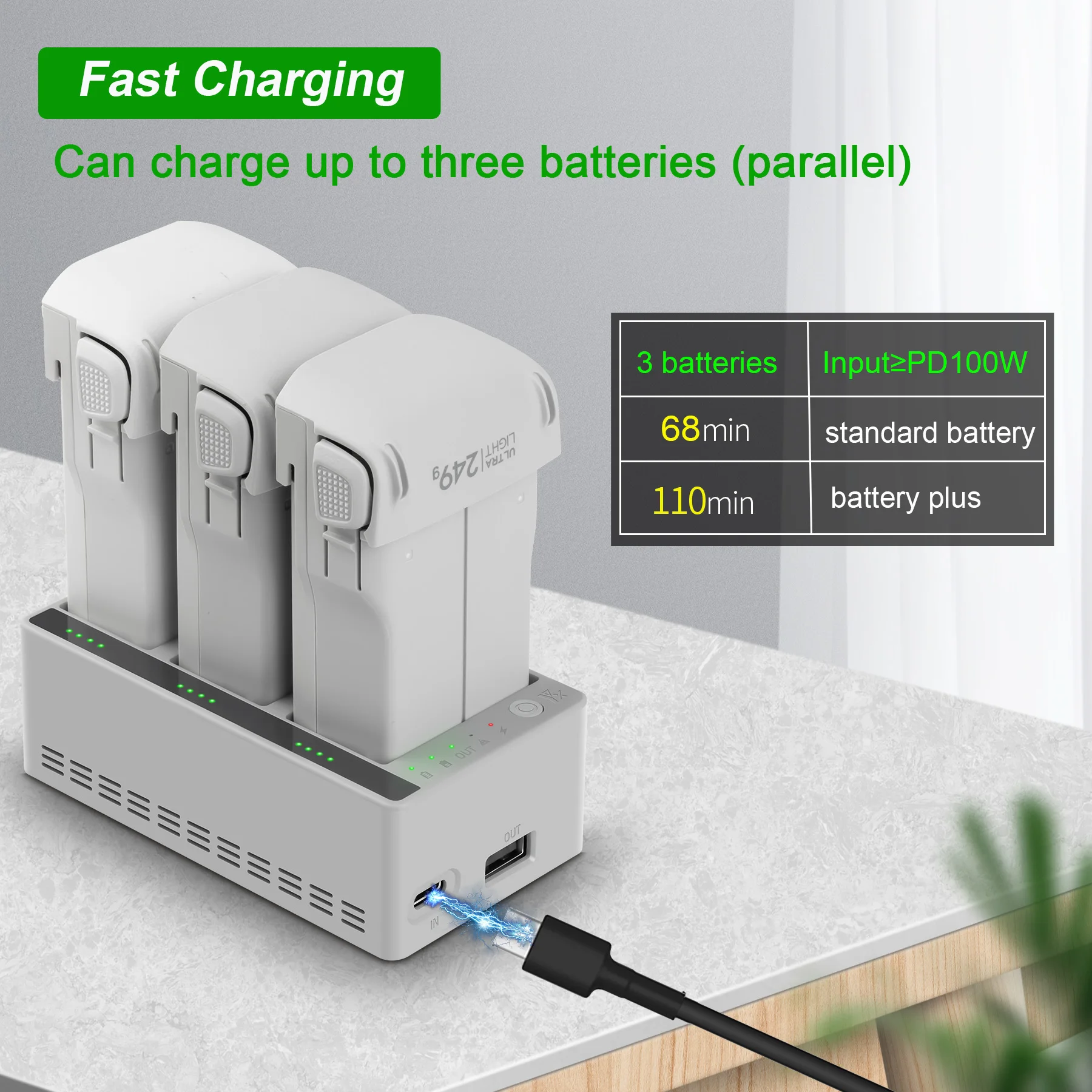แท่นชาร์จสำหรับ DJI LITO 1 X1  - Drone Charging Hub บทวิจารณ์และราคา