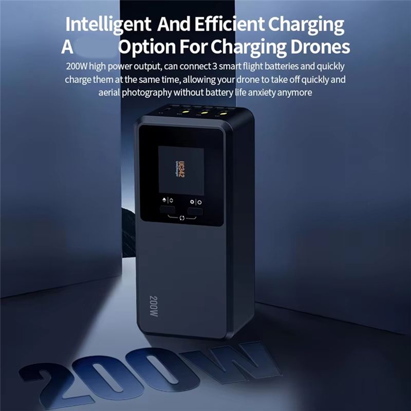 ฮับชาร์จเร็วอัจฉริยะ 200W แบบส - Drone Charging Hub บทวิจารณ์และราคา