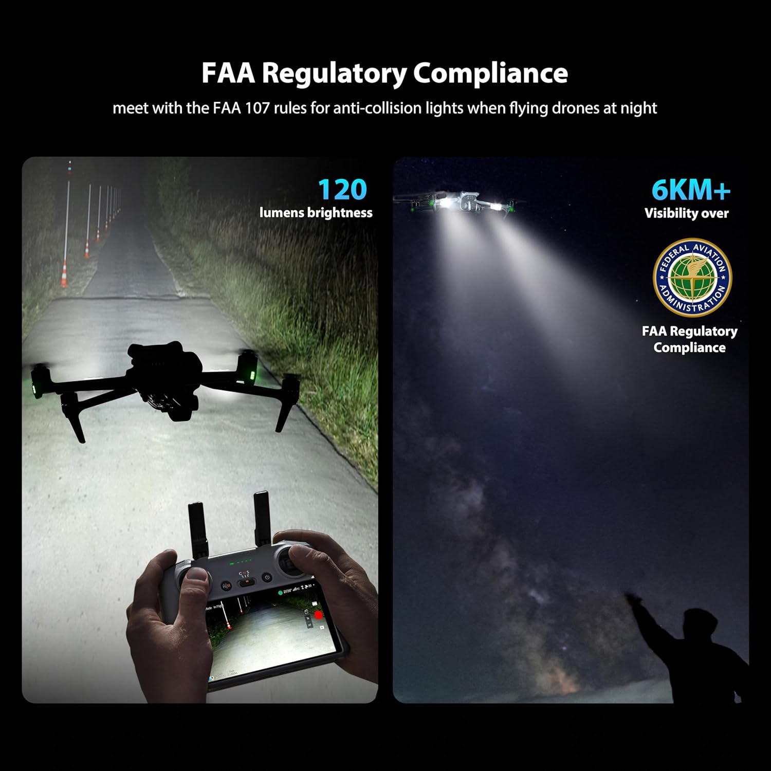 ไฟแฟลชป้องกันการชนสำหรับโดรน S - Drone Strobe Light บทวิจารณ์และราคา