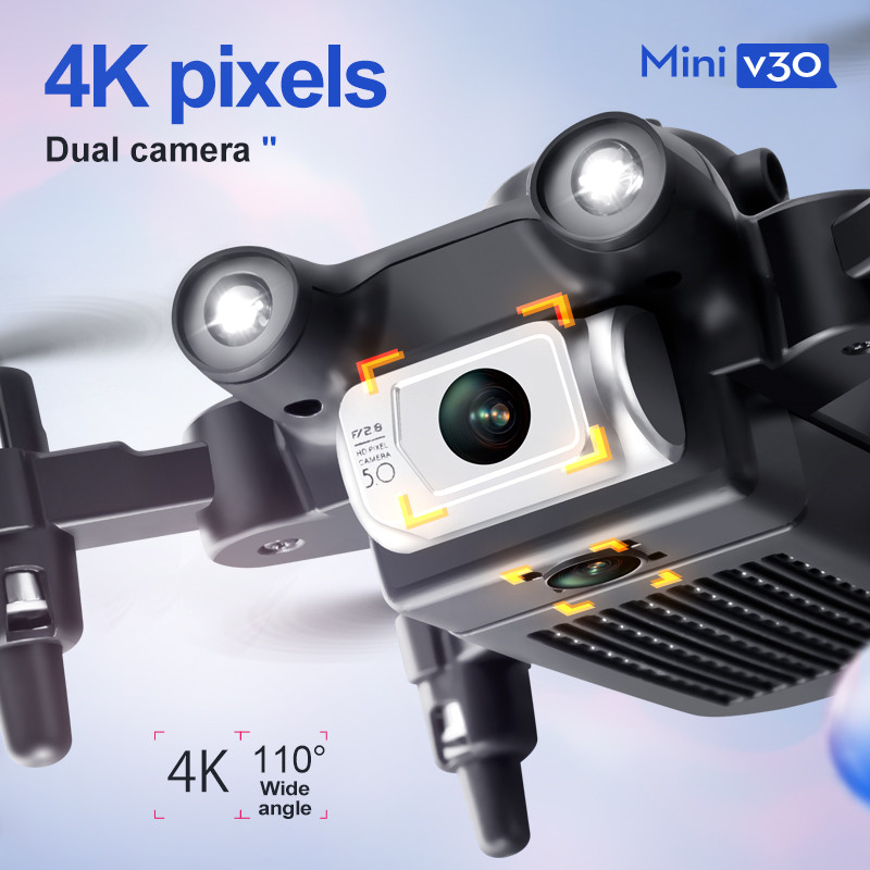 Mini V30 WiFi FPV Drone 4K HD  - Drone Remote Controller Lanyard บทวิจารณ์และราคา