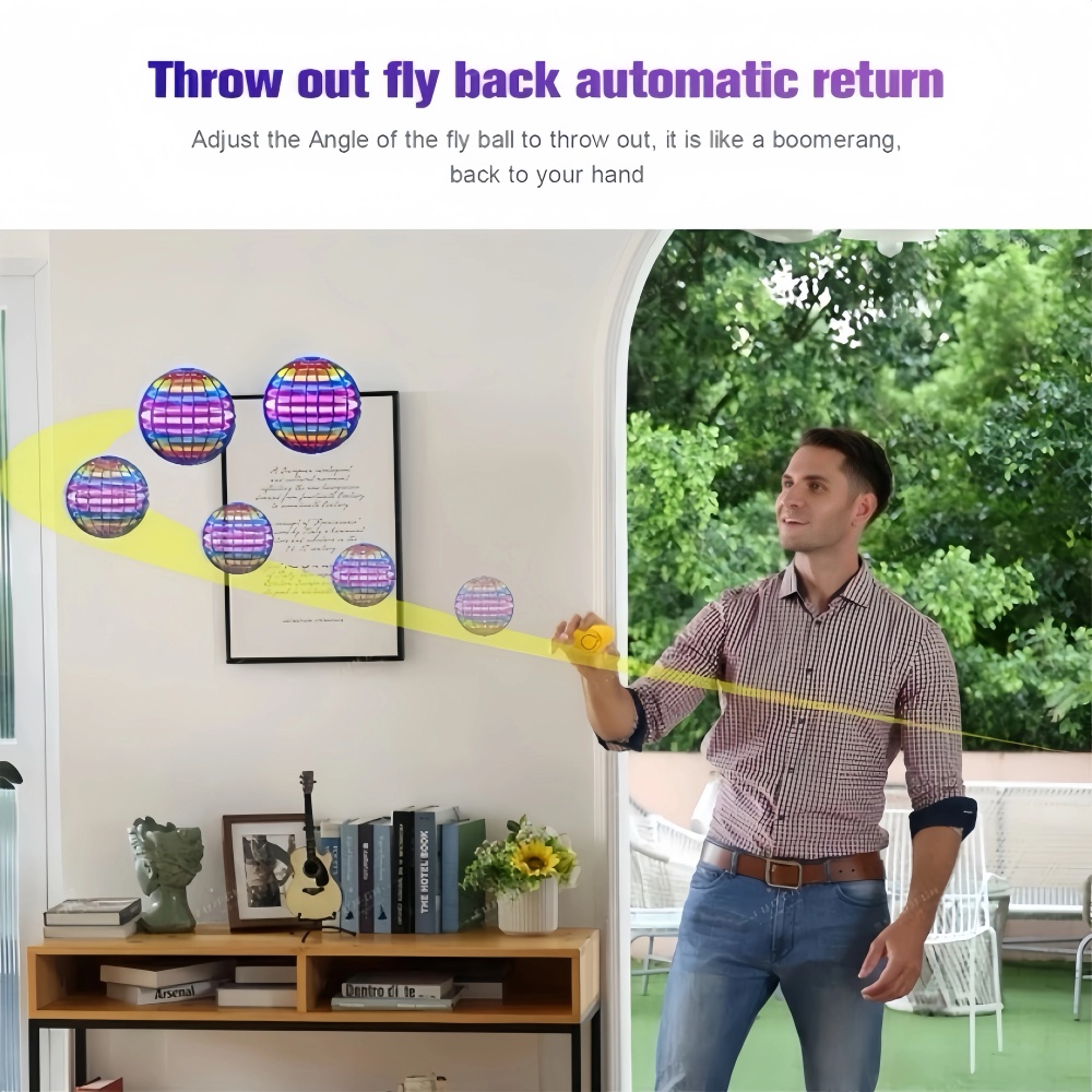 Flying Orb Boomerang Ball ไฟ L - Drone Beacon Light บทวิจารณ์และราคา