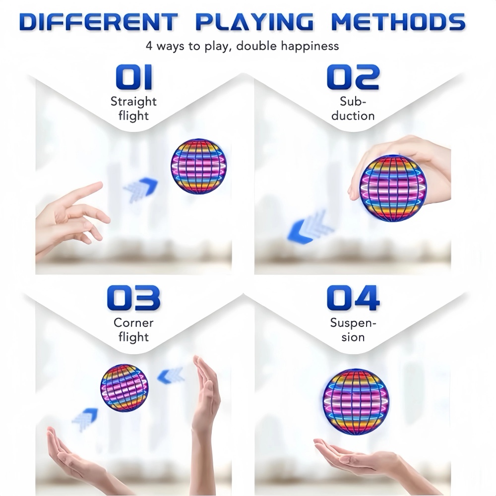 Flying Orb Boomerang Ball ไฟ L - Drone Beacon Light บทวิจารณ์และราคา