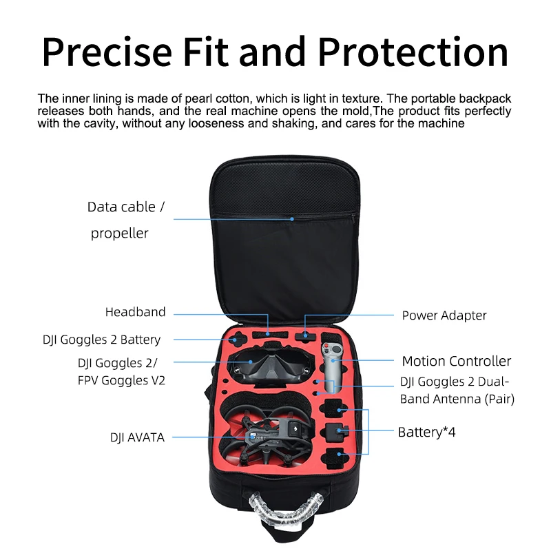 กระเป๋าเป้สะพายหลังแบบพกพา ไนล - Drone Backpack บทวิจารณ์และราคา