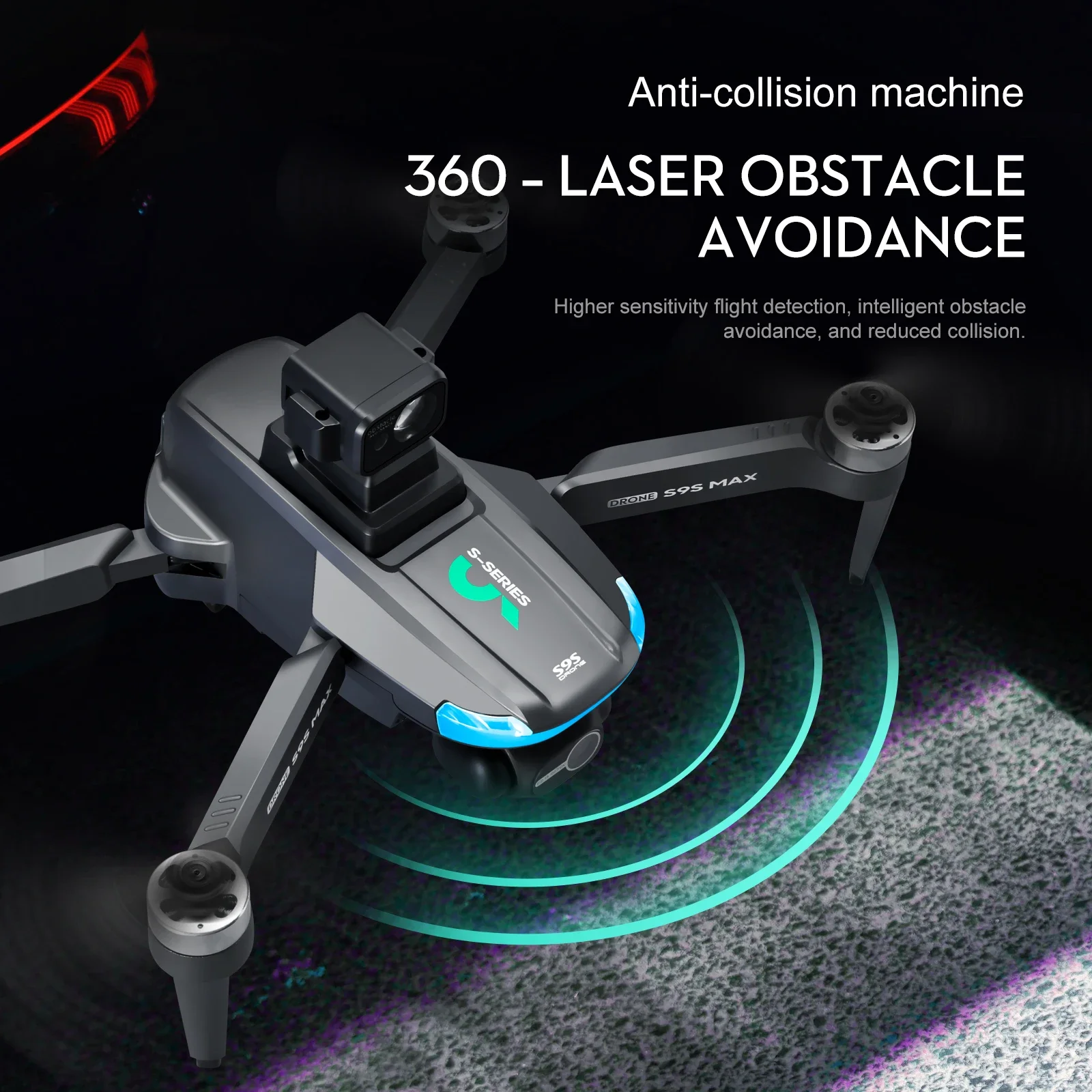 ใหม่S9S MAX MINI Drone 4K 2 แก - Drone Controller Screen บทวิจารณ์และราคา