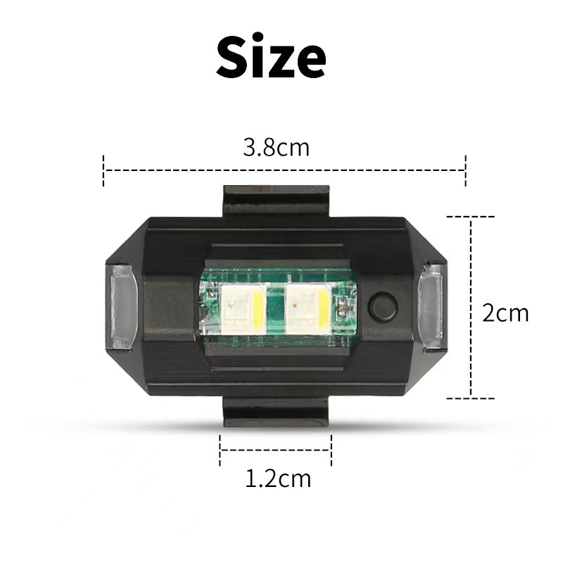 ไฟรถจักรยานยนต์ Drone Strobe L - Drone Strobe Light บทวิจารณ์และราคา