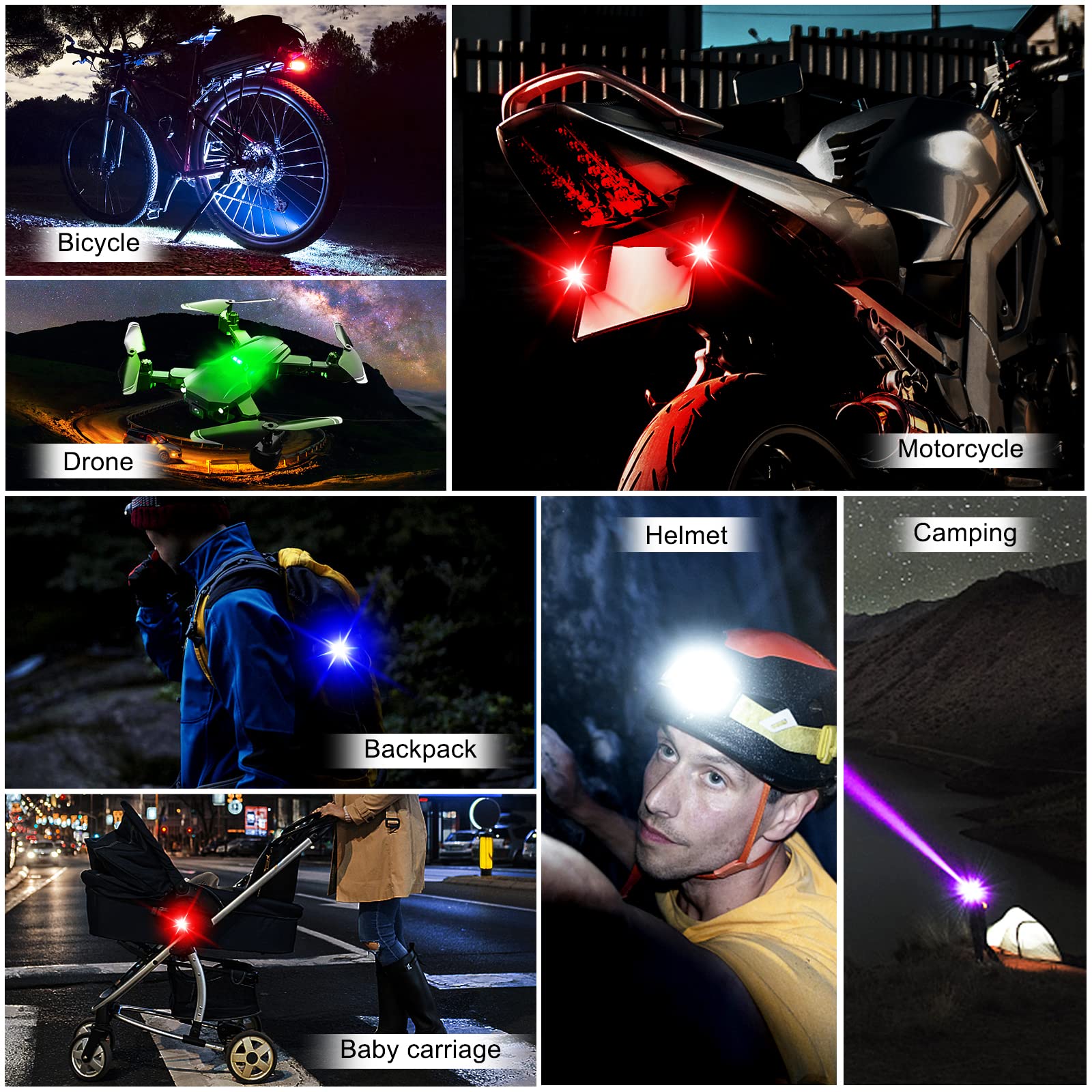 ไฟมอเตอร์ไซค์ ไฟโดรน ไฟแฟลช LE - Drone Strobe Light บทวิจารณ์และราคา