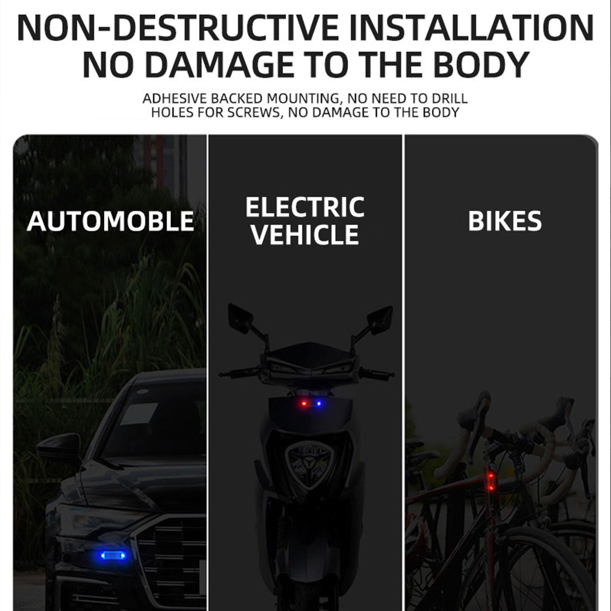 ไฟสัญญาณเตือนกันขโมยพลังงานแสง - Drone Strobe Light บทวิจารณ์และราคา