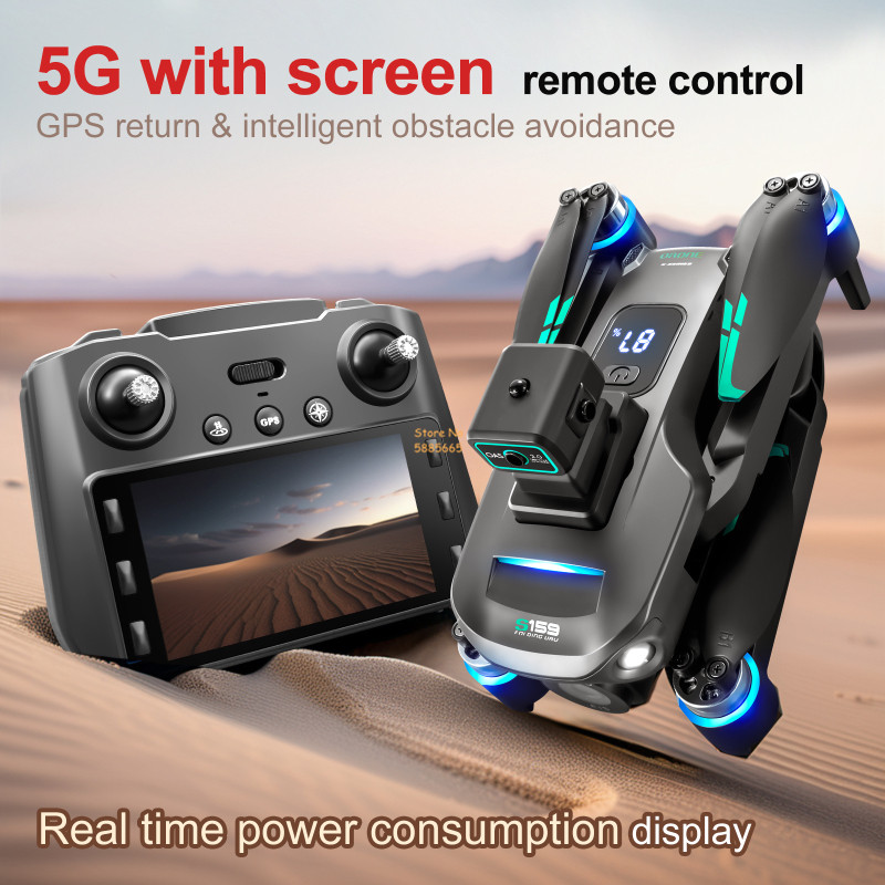8K กล้องคู่ 5G WIFI FPV รีโมทค - Drone Beacon Light บทวิจารณ์และราคา