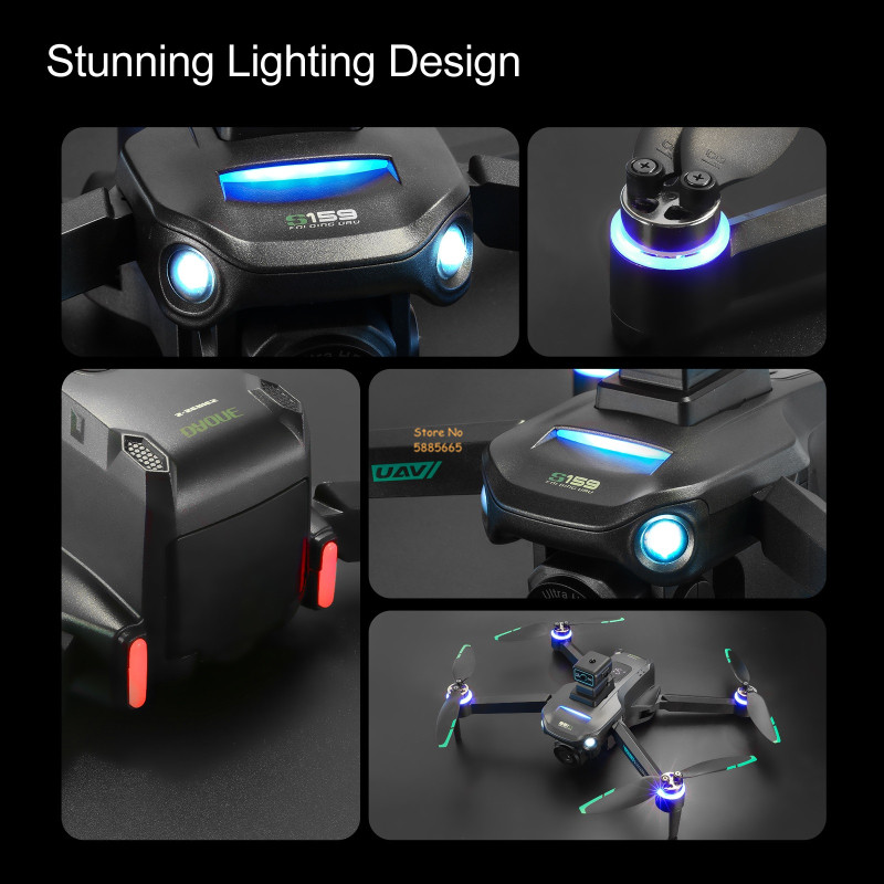 8K กล้องคู่ 5G WIFI FPV รีโมทค - Drone Beacon Light บทวิจารณ์และราคา
