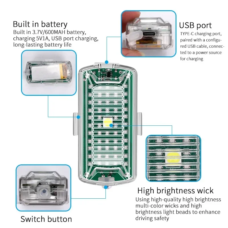 ไร้สาย LED Drone Strobe Light  - Drone Beacon Light บทวิจารณ์และราคา