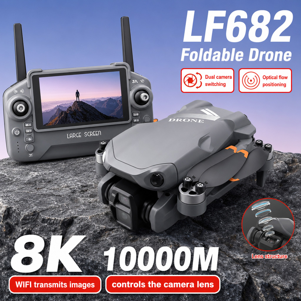 โดรนถ่ายภาพทางอากาศ LF682 8K H - Drone Power Bank บทวิจารณ์และราคา