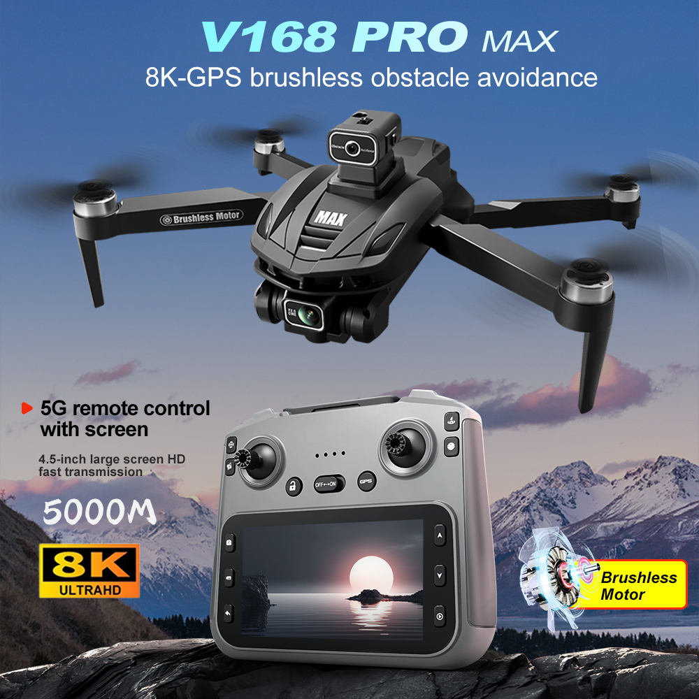 V168 PRO Max GPS Drone 8K Prof - Drone Power Bank บทวิจารณ์และราคา