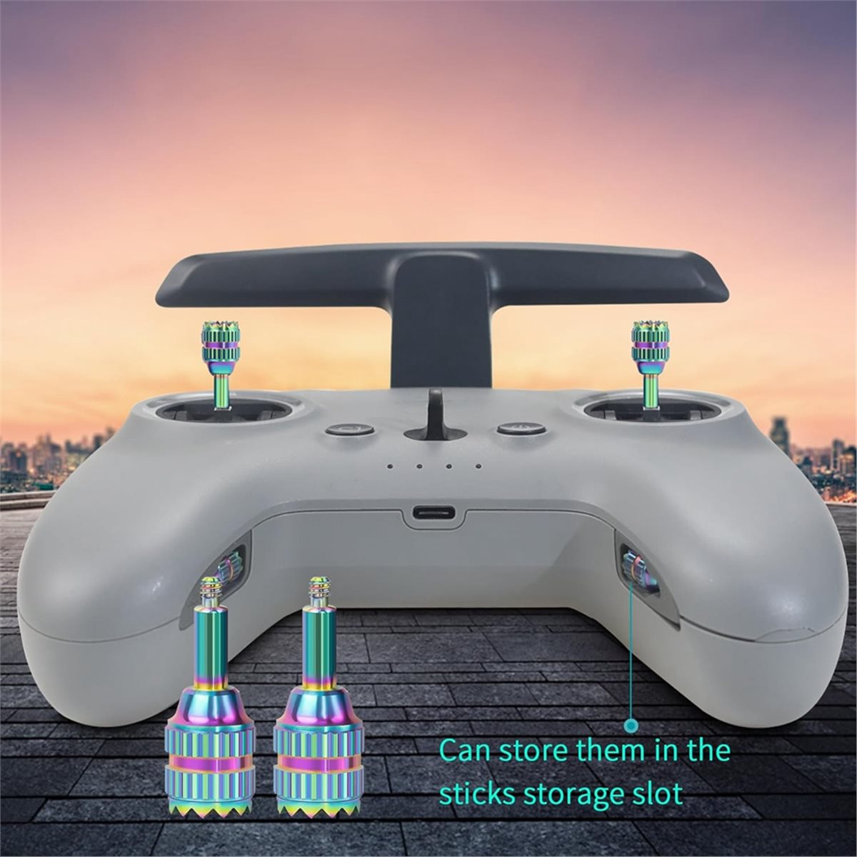 DT75BG 4 ชิ้น จอยสติ๊กโลหะ คัน - Drone Control Stick บทวิจารณ์และราคา