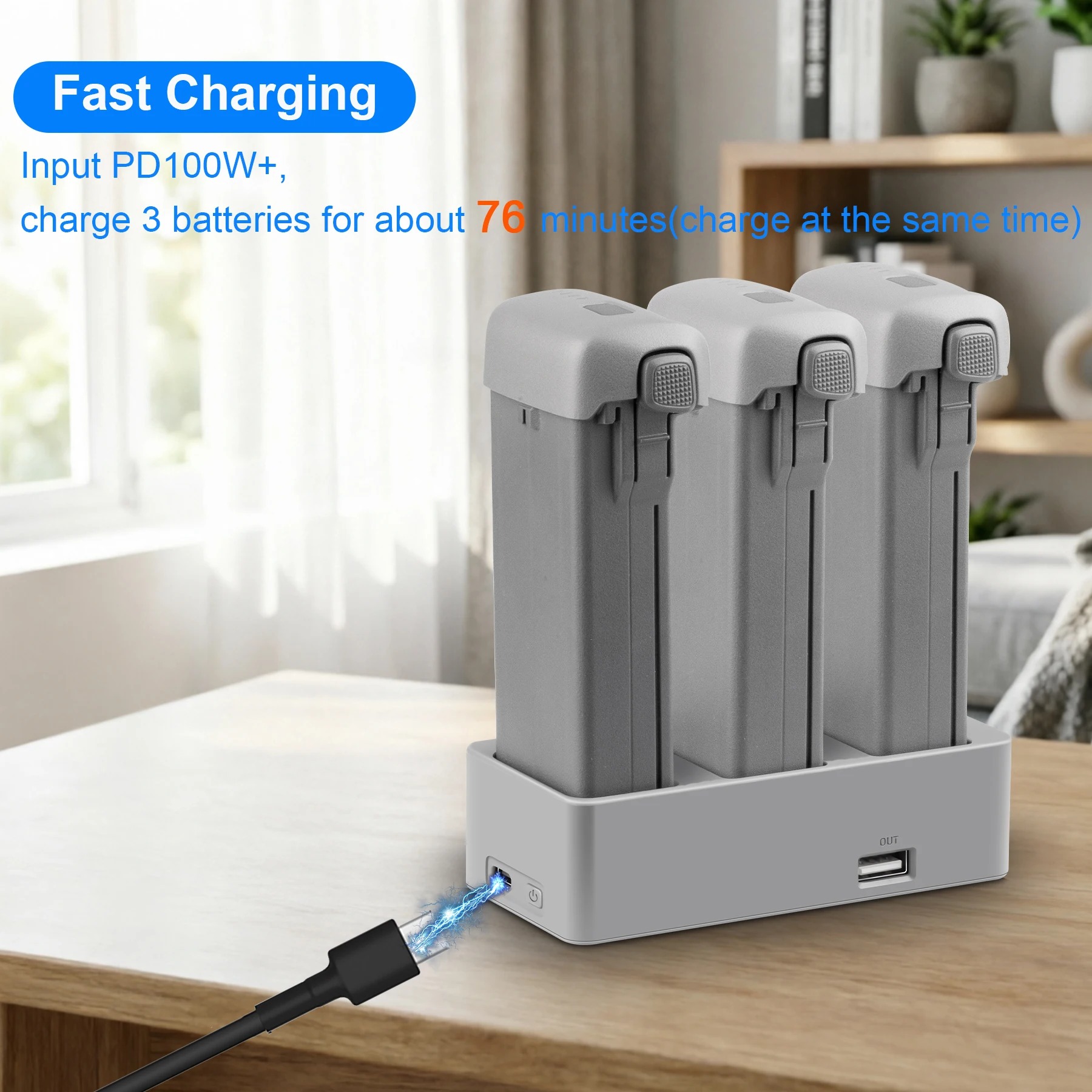 ฮับชาร์จแบตเตอรี่โดรน DJI AVAT - Drone Charging Hub บทวิจารณ์และราคา