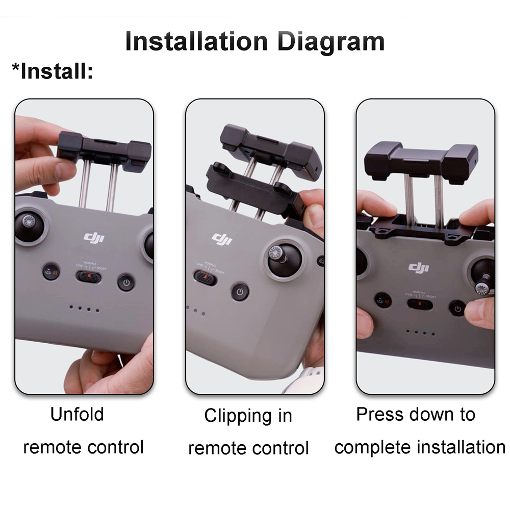 รีโมทคอนโทรลสายคล้องคอ W ตะขอค - Drone Tablet Mount บทวิจารณ์และราคา