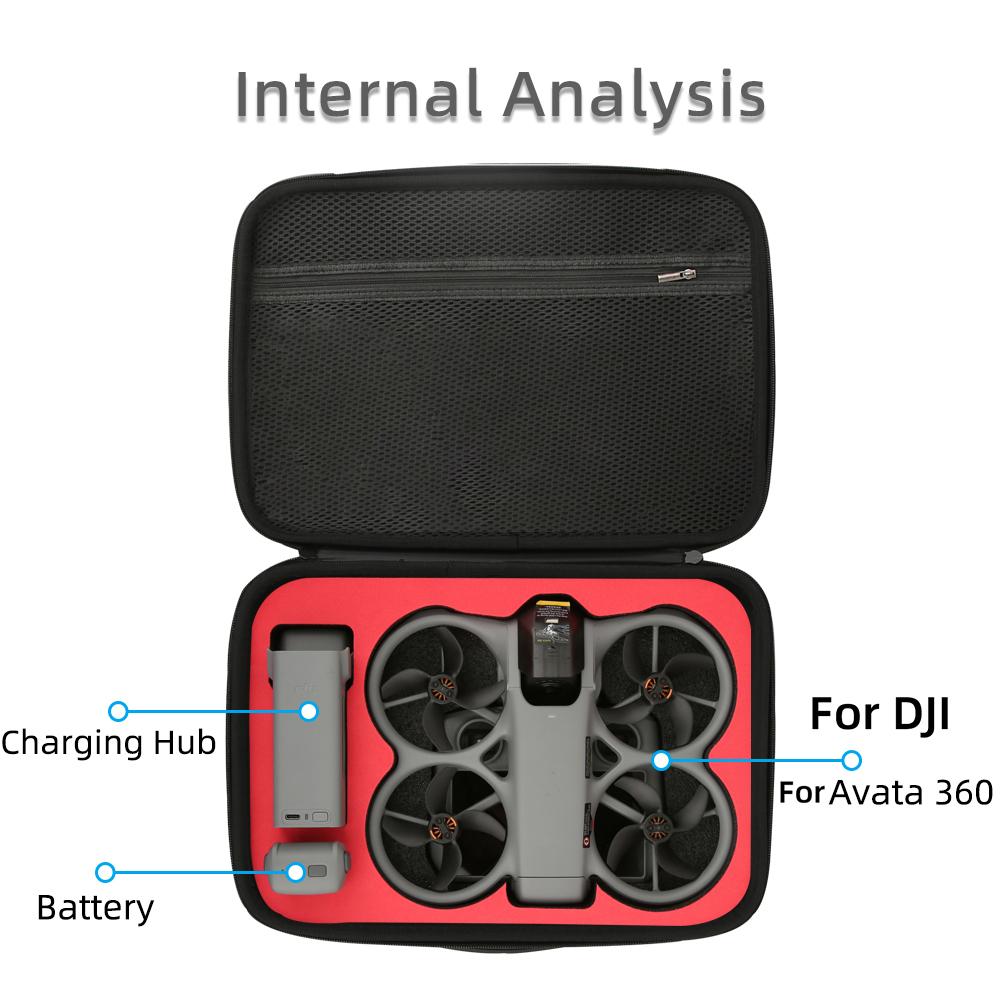 กล่องพกพาสำหรับ DJI Avata 360  - Drone Carrying Case บทวิจารณ์และราคา