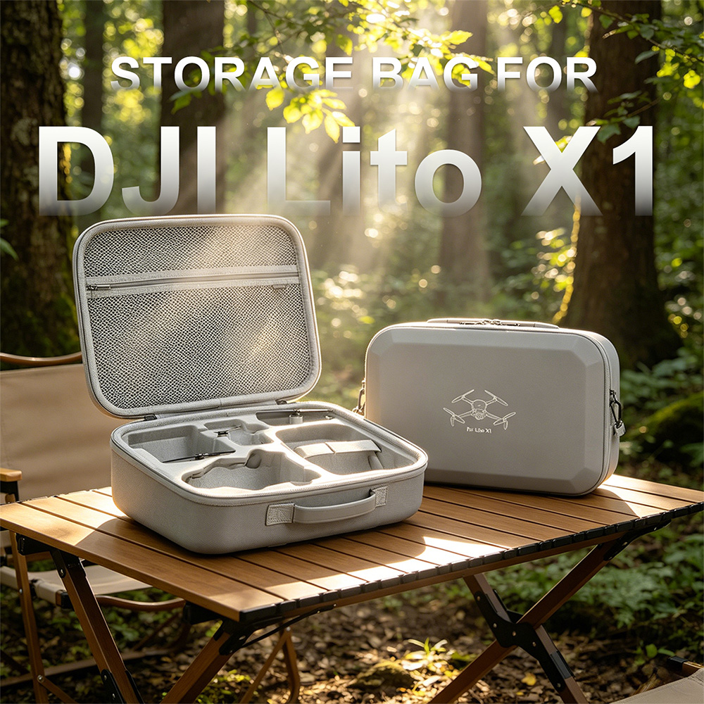 XFJI หนัง PU กระเป๋าสะพายไหล่แ - Drone Hard Shell Case บทวิจารณ์และราคา