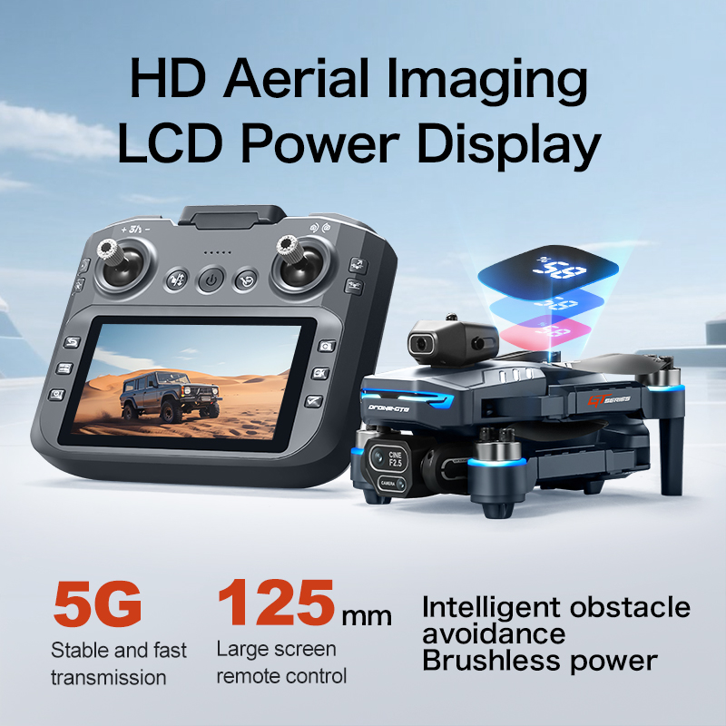 โดรนบินหลบหลีกสิ่งกีดขวาง GT8  - Drone Controller Screen บทวิจารณ์และราคา