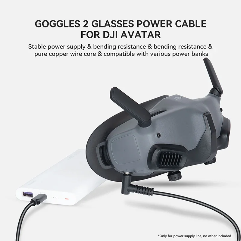 สายชาร์จสำหรับ DJI Goggles 2 / - Drone Power Bank บทวิจารณ์และราคา