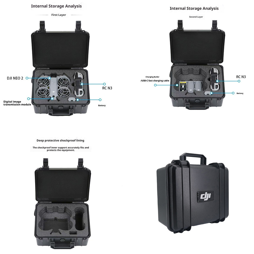 เหมาะสำหรับเคสป้องกัน DJI NEO2 - Drone Carrying Case บทวิจารณ์และราคา
