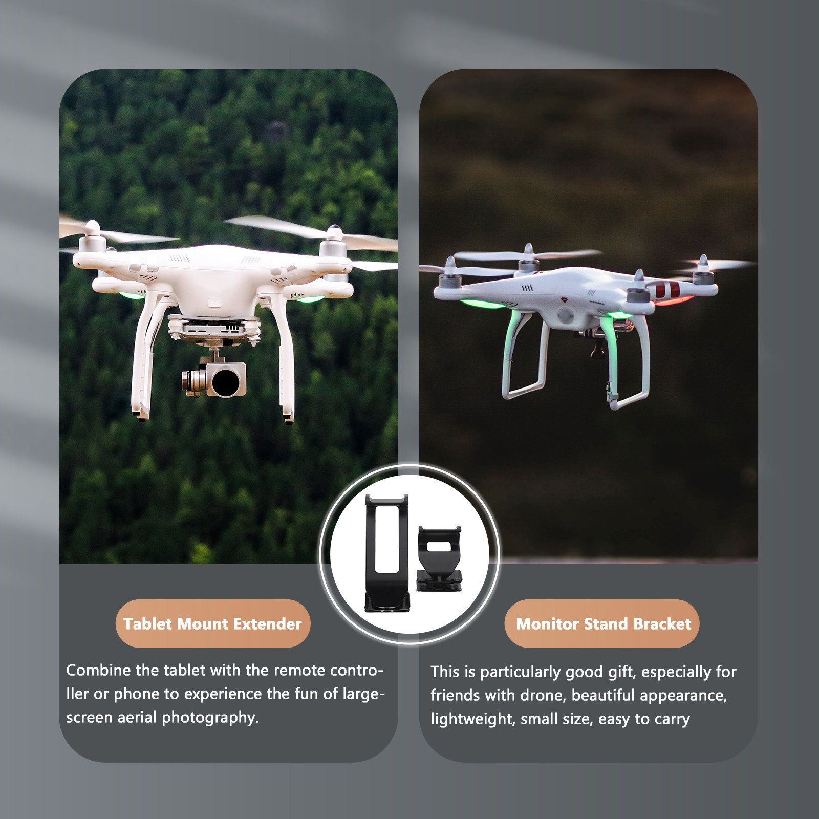ชุดขาตั้งแท็บเล็ตสำหรับโดรน 1  - Drone Tablet Mount บทวิจารณ์และราคา