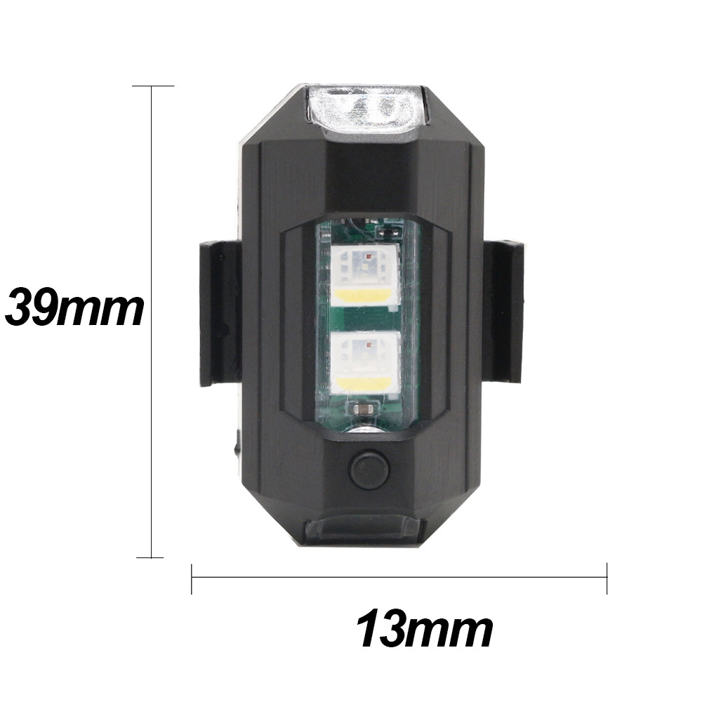 ไฟเตือน LED RGB สำหรับรถจักรยา - Drone Strobe Light บทวิจารณ์และราคา